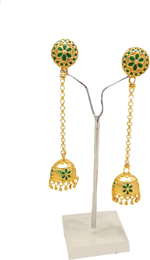 Assamese_Copper_Japi_Jhumki_Earring_For_Girls_&_Women